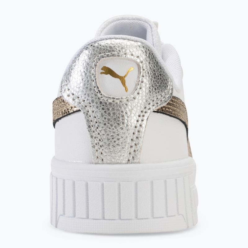 Кросівки жіночі PUMA Carina 2.0 Metallic Shine puma white/puma gold/puma silver 6