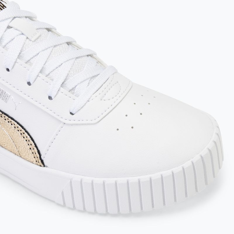 Кросівки жіночі PUMA Carina 2.0 Metallic Shine puma white/puma gold/puma silver 7