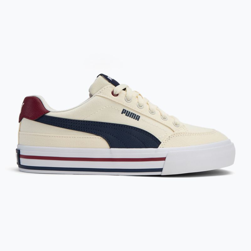 Кросівки дитячі PUMA Court Classic Vulc FS warm white/puma navy/sugared almond 2