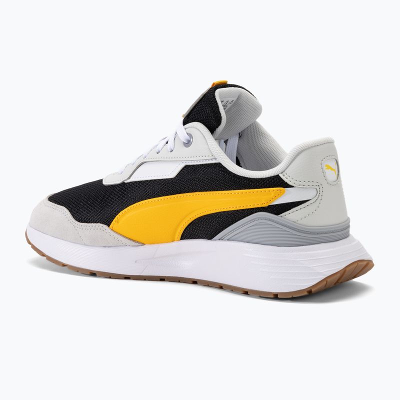 Кросівки PUMA Runtamed Plus black/yellow sizzle/feather gray/gray fog/white 3