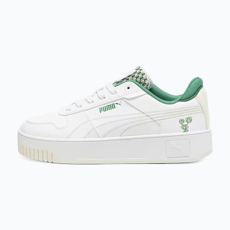 Кросівки жіночі PUMA Carina Street Blossom puma white/sugared almond/archive green 8