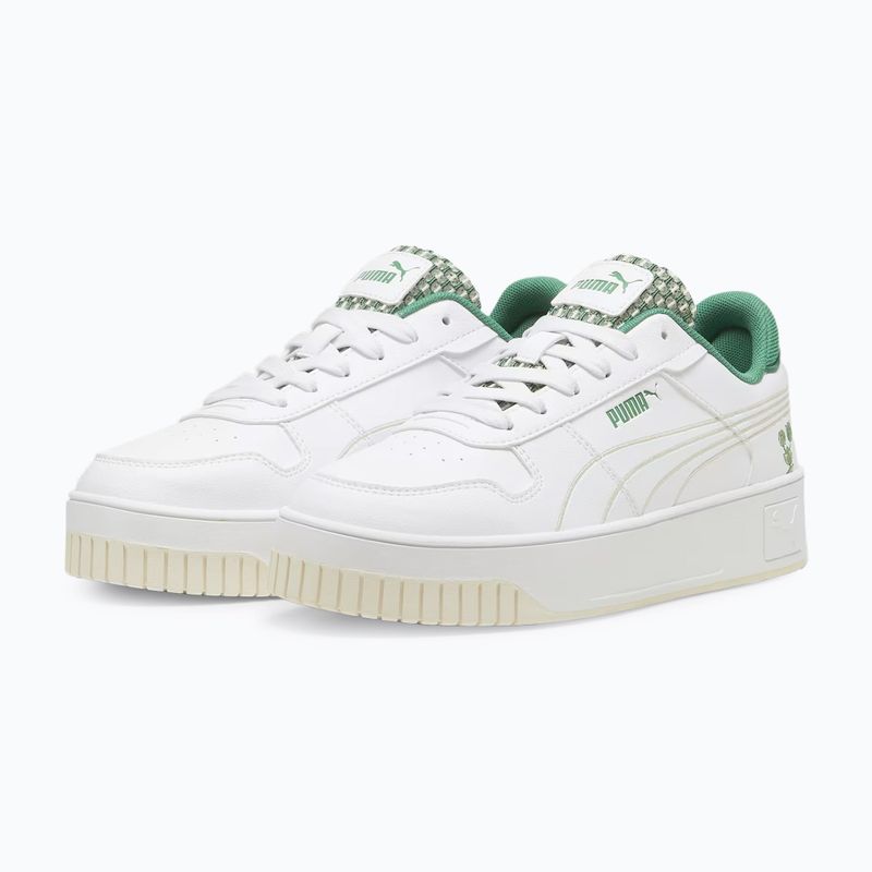 Кросівки жіночі PUMA Carina Street Blossom puma white/sugared almond/archive green 10