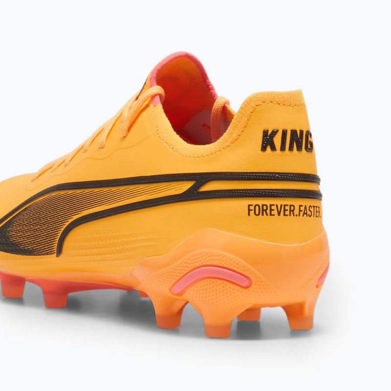 Футбольні бутси PUMA King Ultimate Fg/Ag sun stream/puma black/sunset glow футбольні бутси 13