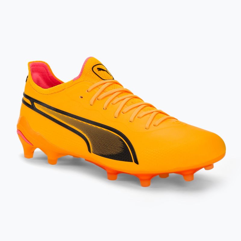 Футбольні бутси PUMA King Ultimate Fg/Ag sun stream/puma black/sunset glow футбольні бутси