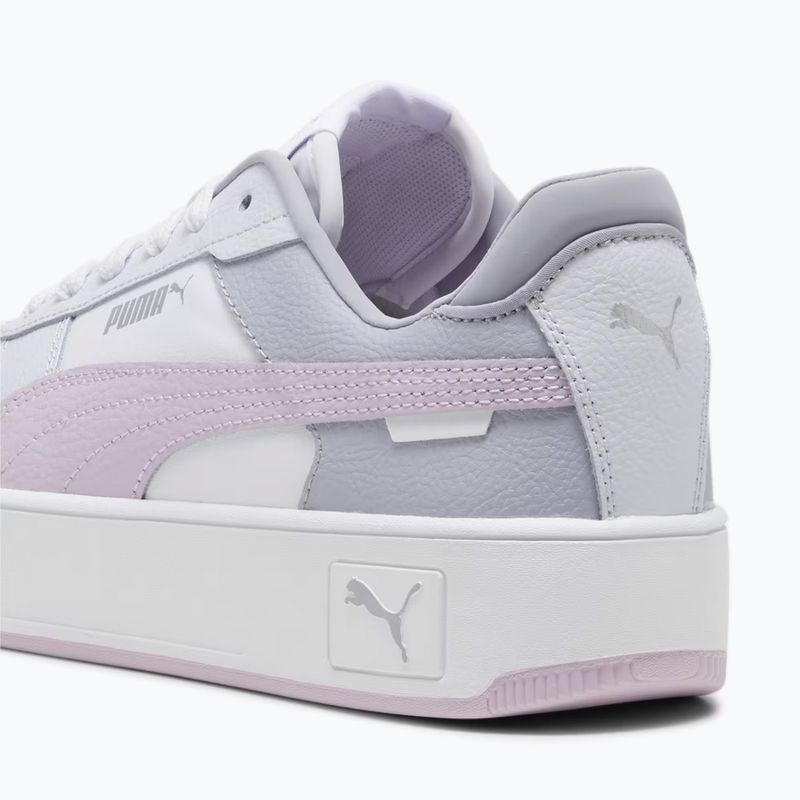 Кросівки жіночі PUMA Carina Street puma white/grape mist/puma silver 6