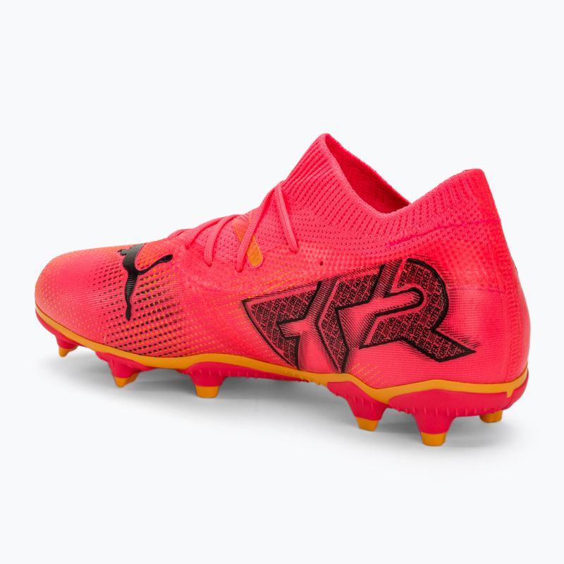 Бутси футбольні дитячі PUMA Future 7 Match FG/AG Jr  sunset glow/puma black/sun stream 3