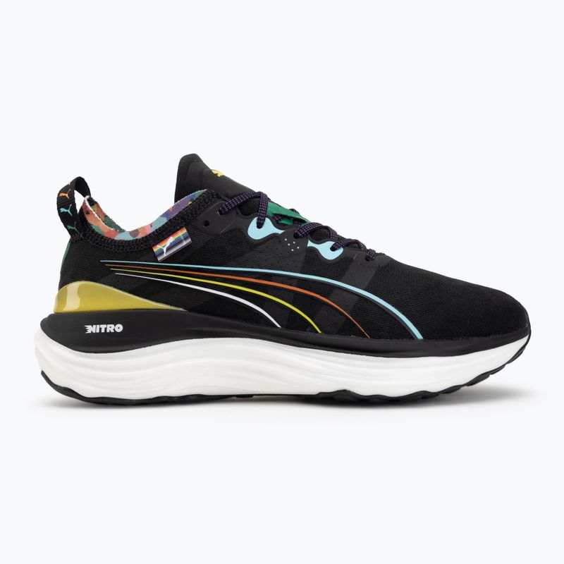 Кросівки для бігу жіночі Puma ForeverRun Nitro Love Marathon black/green/blue/orange/yellow/white 2
