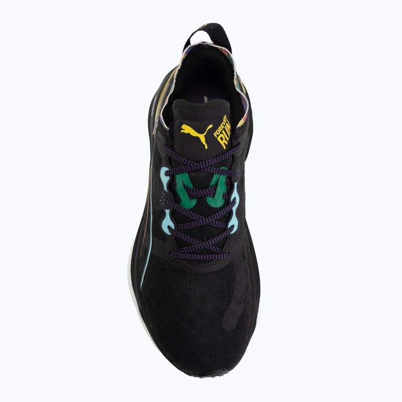 Кросівки для бігу жіночі Puma ForeverRun Nitro Love Marathon black/green/blue/orange/yellow/white 5