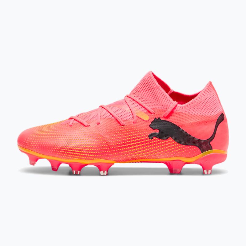 Бутси футбольні PUMA Future 7 Match FG/AG sunset glow/puma black/sun stream 8