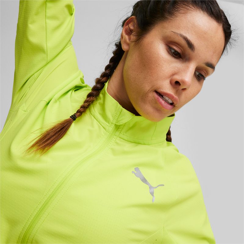 Куртка для бігу жіноча PUMA Run Elite Ultraweave lime pow 6