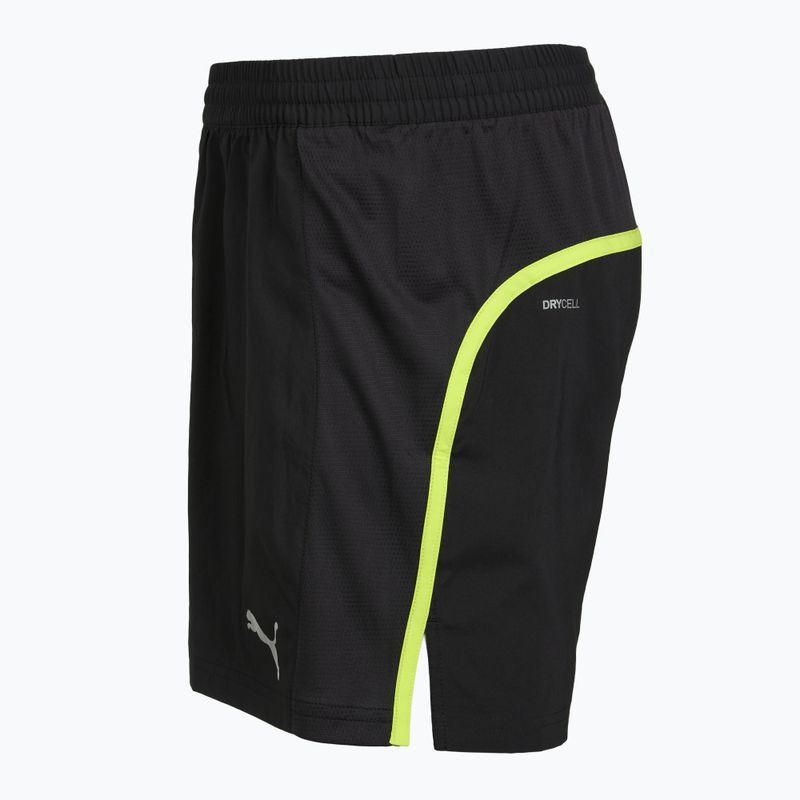 Шорти для бігу чоловічі Puma Run Favorite Velocity 5" Shorts black/lime 3