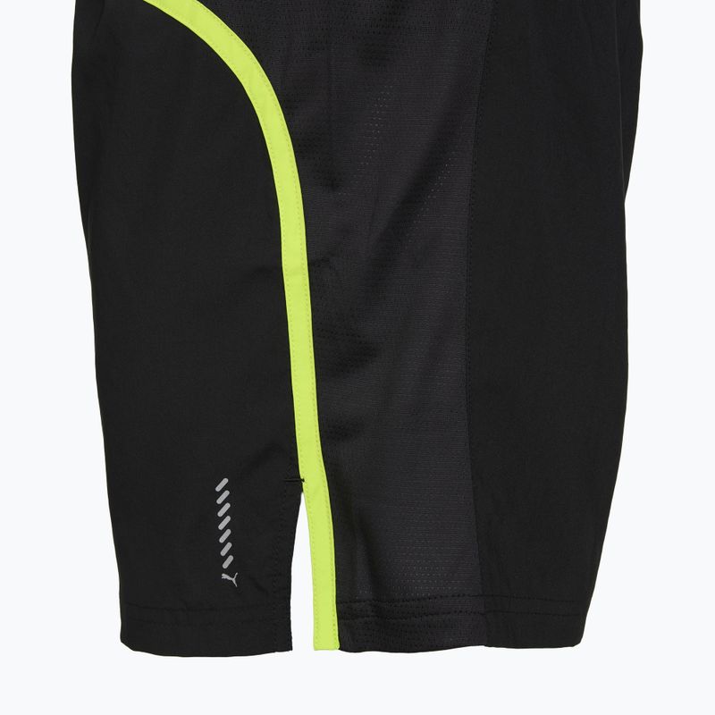 Шорти для бігу чоловічі Puma Run Favorite Velocity 5" Shorts black/lime 4