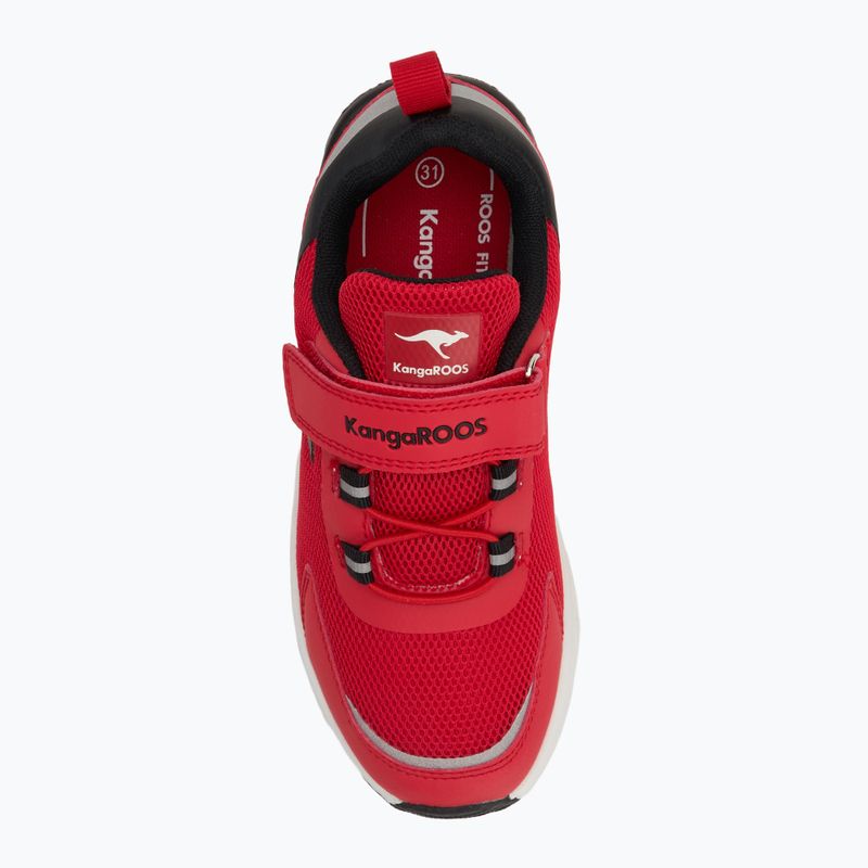 Дитячі черевики KangaROOS KX-Arg EV вогненно-червоні / реактивні чорні 5