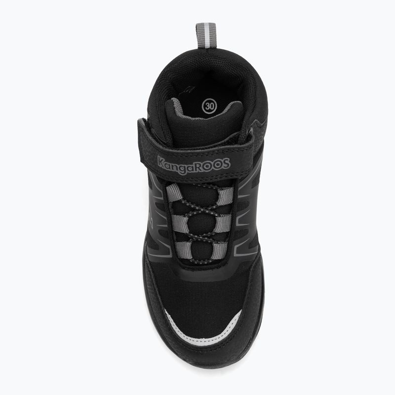 Черевики дитячі KangaROOS KD-Turn Mid EV jet black/steel grey 5
