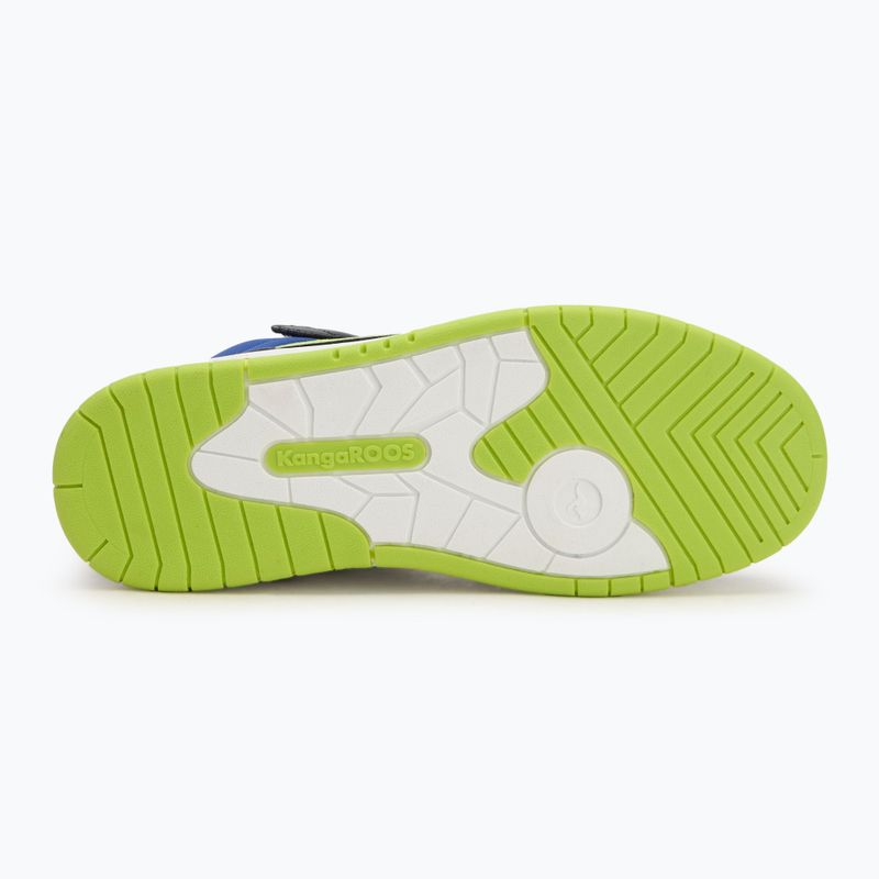 Дитячі туфлі KangaROOS K-CP Hogan EV темно-сині/лаймові 4