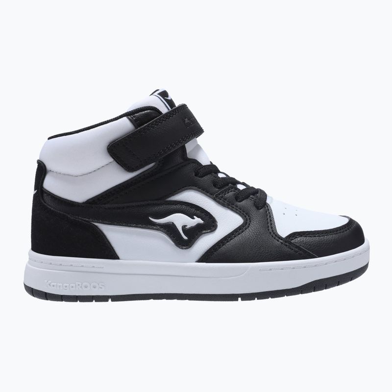Дитячі туфлі KangaROOS K-CP Hogan EV jet чорні/білі 8