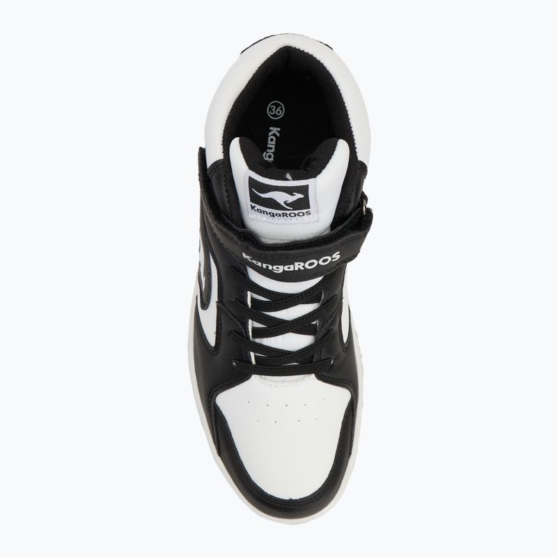 Дитячі туфлі KangaROOS K-CP Hogan EV jet чорні/білі 5