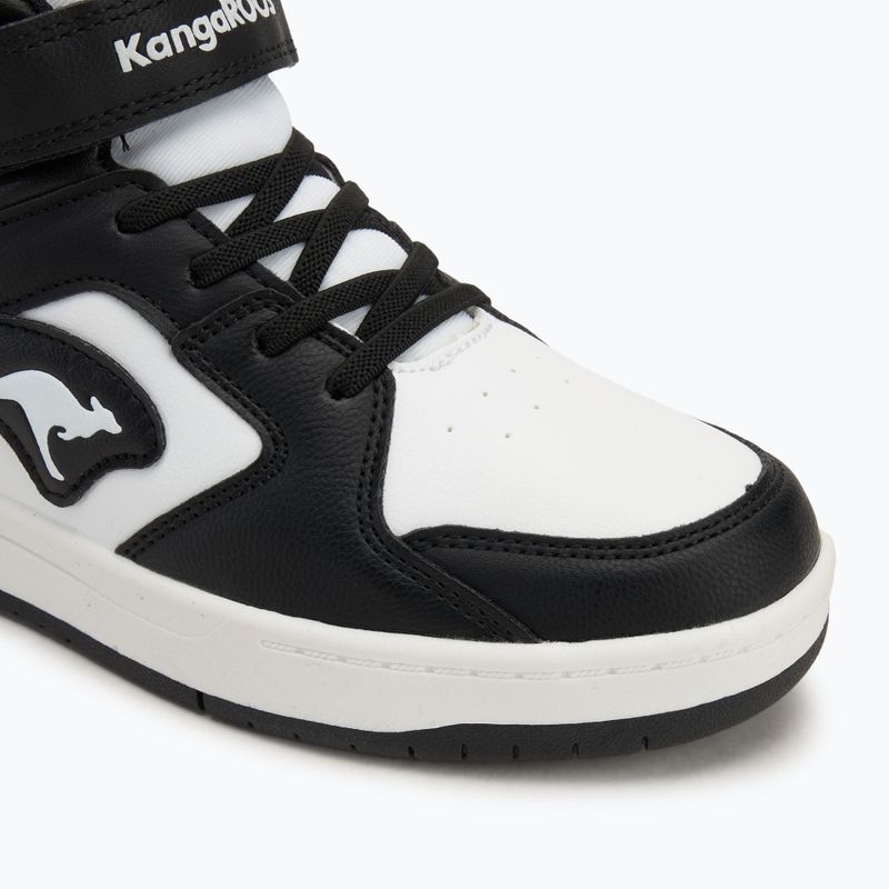 Дитячі туфлі KangaROOS K-CP Hogan EV jet чорні/білі 7