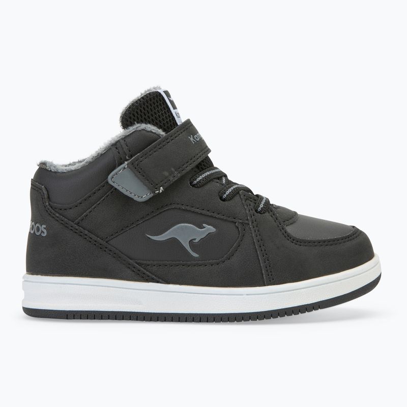 Дитячі черевики KangaROOS K-CPI Kalino Mid EV jet чорні / сталево-сірі 2