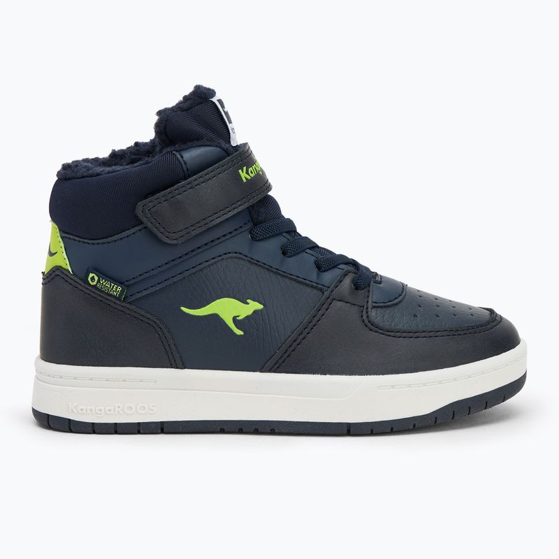 Черевики дитячі KangaROOS K-CP Bound Mid EV dark navy / lime 2