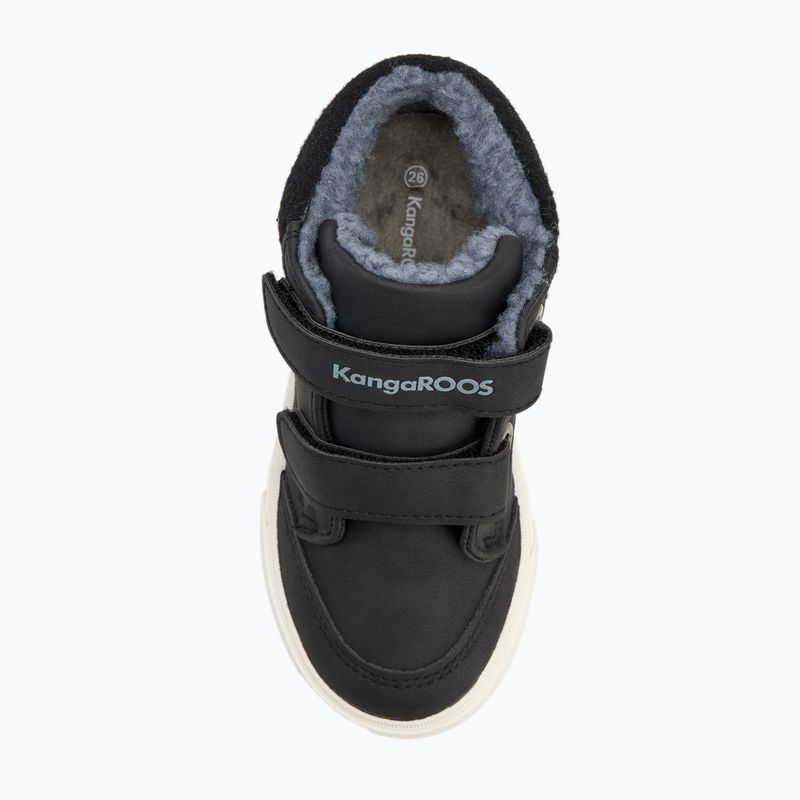 Дитячі черевики KangaROOS KaVu Primo V jet чорні / сталево-сірі 5