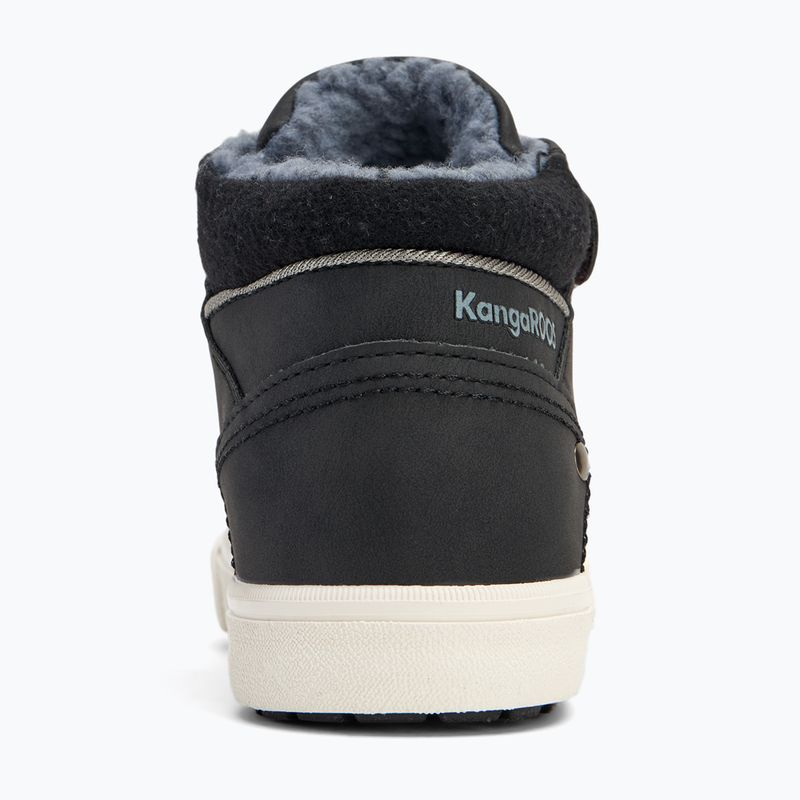Дитячі черевики KangaROOS KaVu Primo V jet чорні / сталево-сірі 6