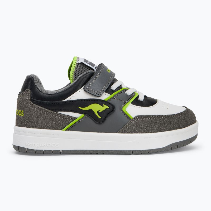 Дитячі черевики KangaROOS K-CP Bounder EV сталевий сірий/неоновий зелений 2