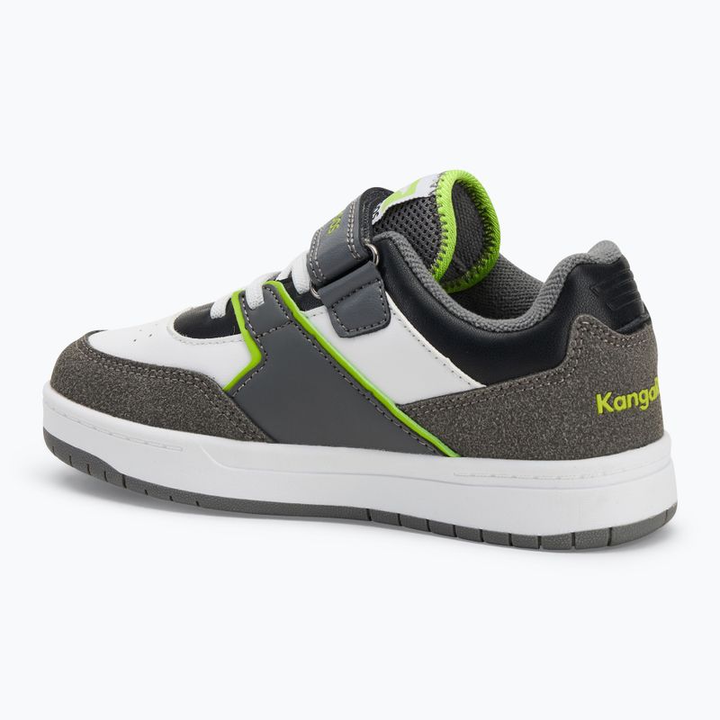 Дитячі черевики KangaROOS K-CP Bounder EV сталевий сірий/неоновий зелений 3