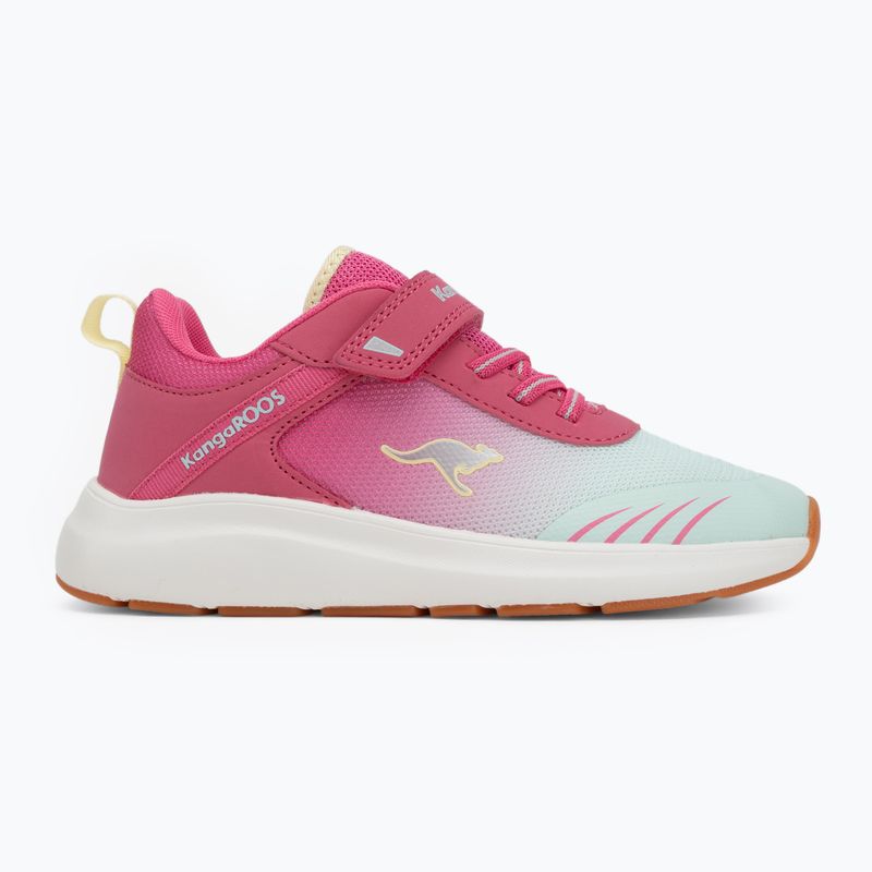 Дитячі туфлі KangaROOS KB-Rida EV рожевий рожевий/м'ятні 2