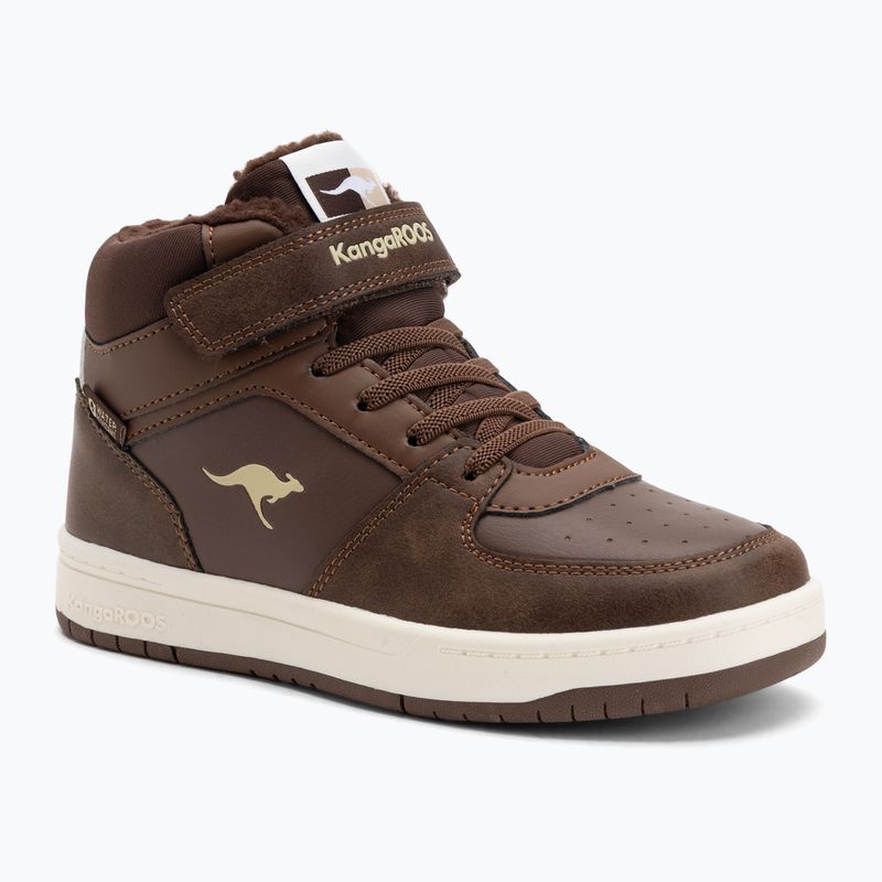 Черевики дитячі KangaROOS K-CP Bound Mid EV slate black/blond wood