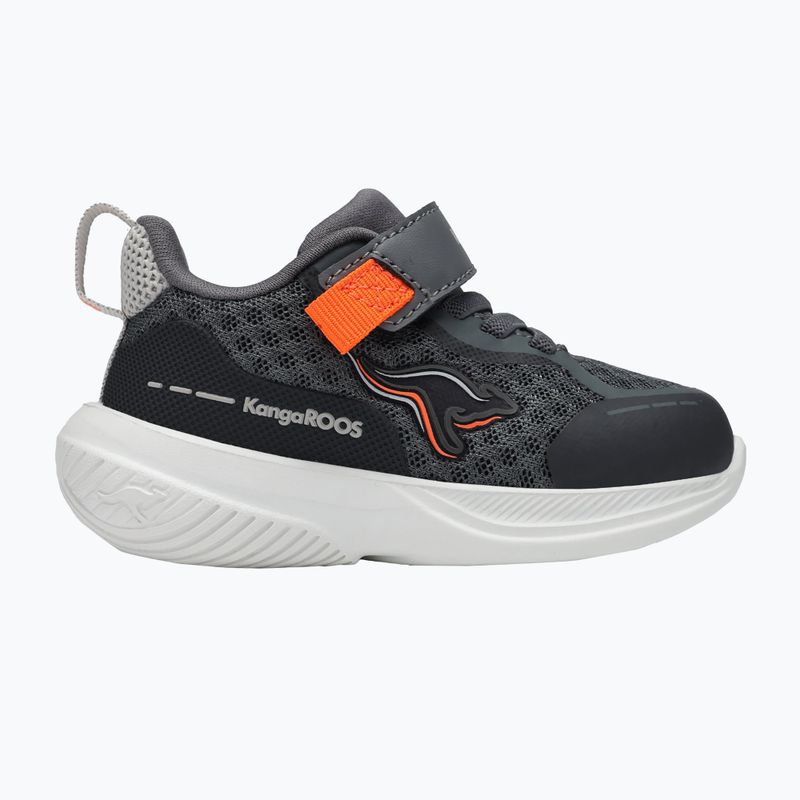 Кросівки дитячі KangaROOS K-RDI Pebble EV steel grey/neon orange 8