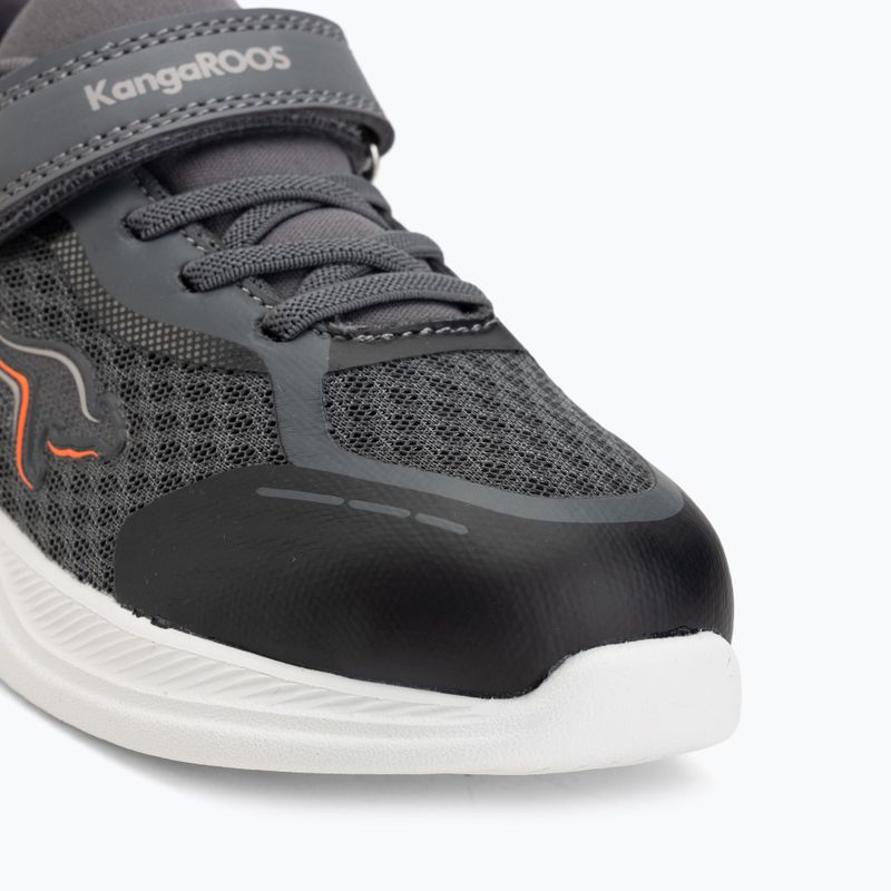 Кросівки дитячі KangaROOS K-RDI Pebble EV steel grey/neon orange 7