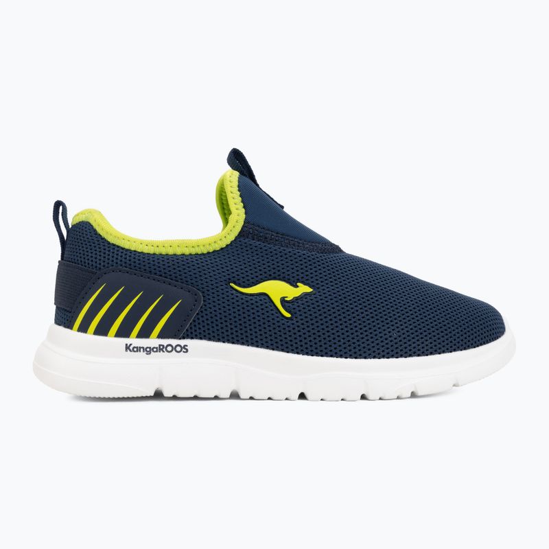 Кросівки дитячі KangaROOS K-ETK Dunnart dk navy/lime 2