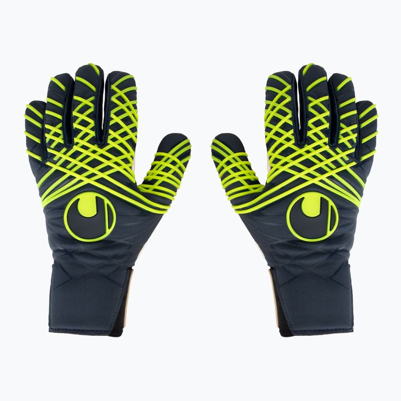 Рукавиці воротарські uhlsport Prediction Absolutgrip HN Fit navy/white/fluo yellow