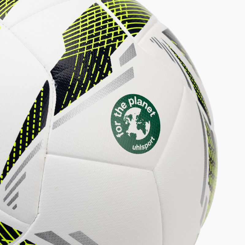 М'яч футбольний uhlsport Match Addglue white/navy fluo yellow розмір 4 3