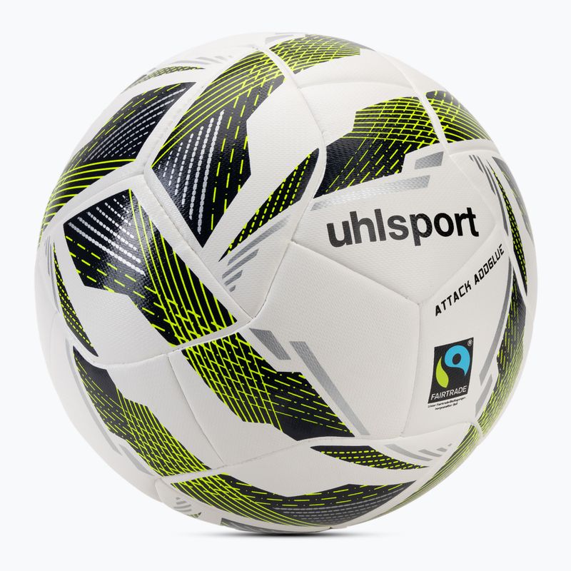 М'яч футбольний uhlsport Match Addglue white/navy/fluo yellow розмір 5 2
