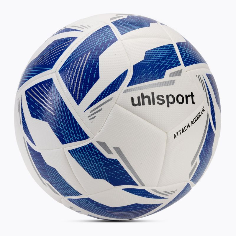 М'яч футбольний uhlsport Attack Addglue white/dark blue/blue розмір 4 2