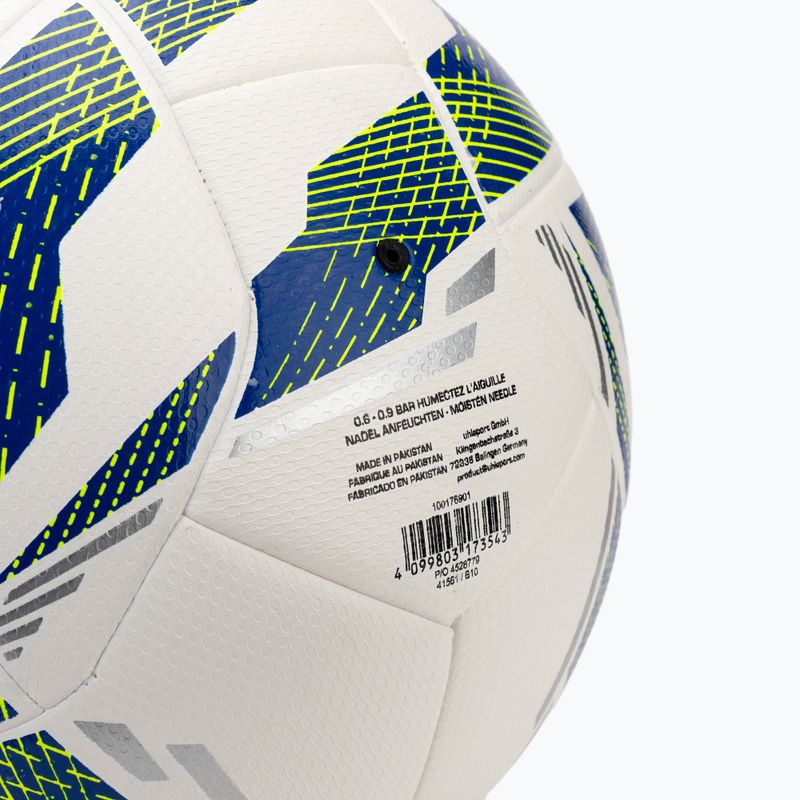 М'яч футбольний uhlsport 350 Lite Match Addglue white/dark blue/fluo yellow розмір 5 3