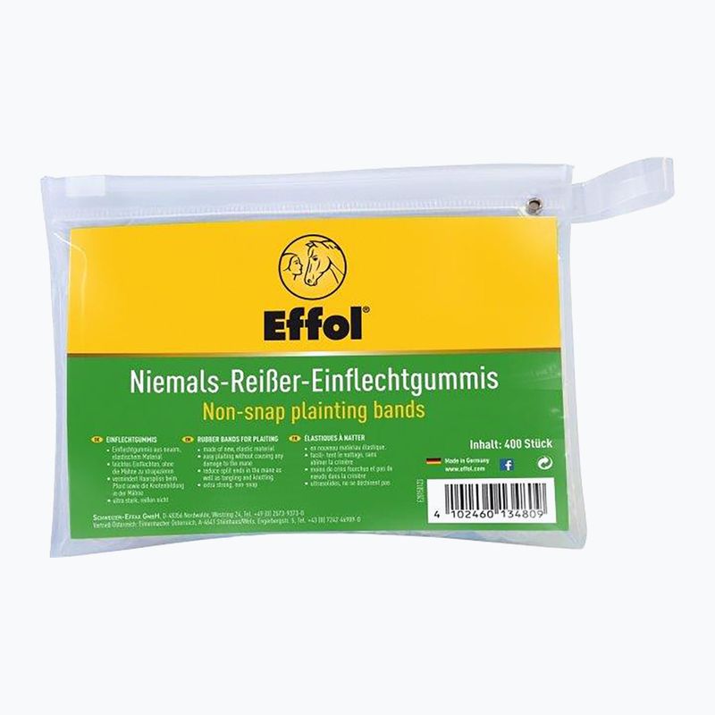 Гумки для гриви коня Effol Slickbands colourless 400 шт.