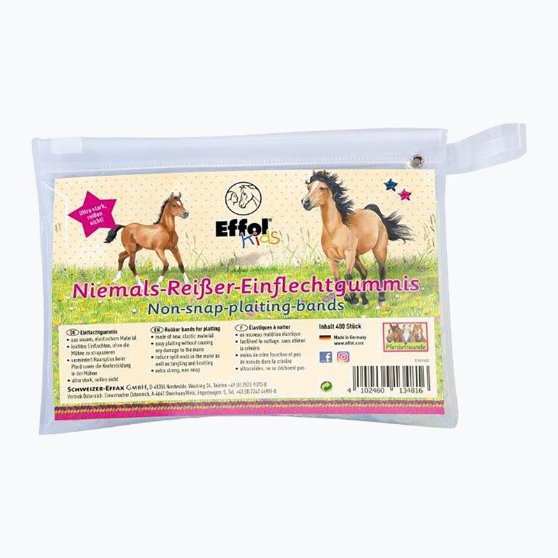 Гумки для гриви коня Effol Kids Slickbands coloured 400 шт.