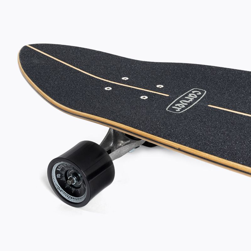 Скейтборд серфскейт Carver C7 Raw 31.75" CI Black Beauty 2019 Complete біло-чорний C1013011020 6