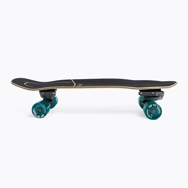 Скейтборд серфскейт Carver C7 Raw 32" Super Surfer 2020 Complete чорно-блакитний 3