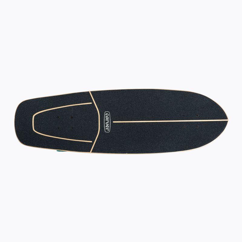Скейтборд серфскейт Carver CX Raw 32" Super Surfer 2020 Complete блакитно-чорний C1012011064 4