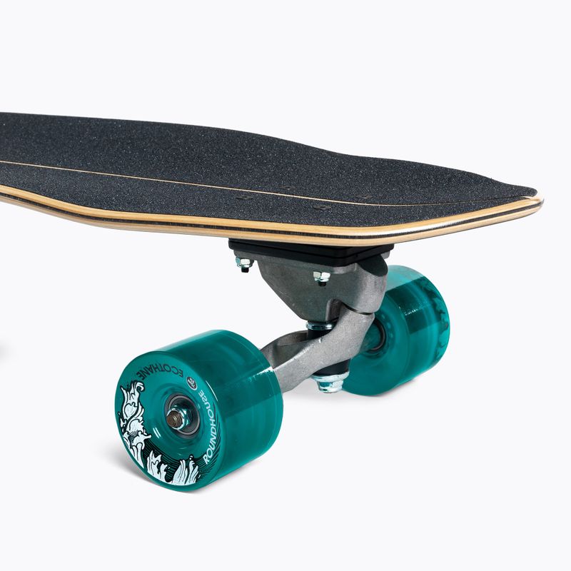 Скейтборд серфскейт Carver CX Raw 32" Super Surfer 2020 Complete блакитно-чорний C1012011064 7