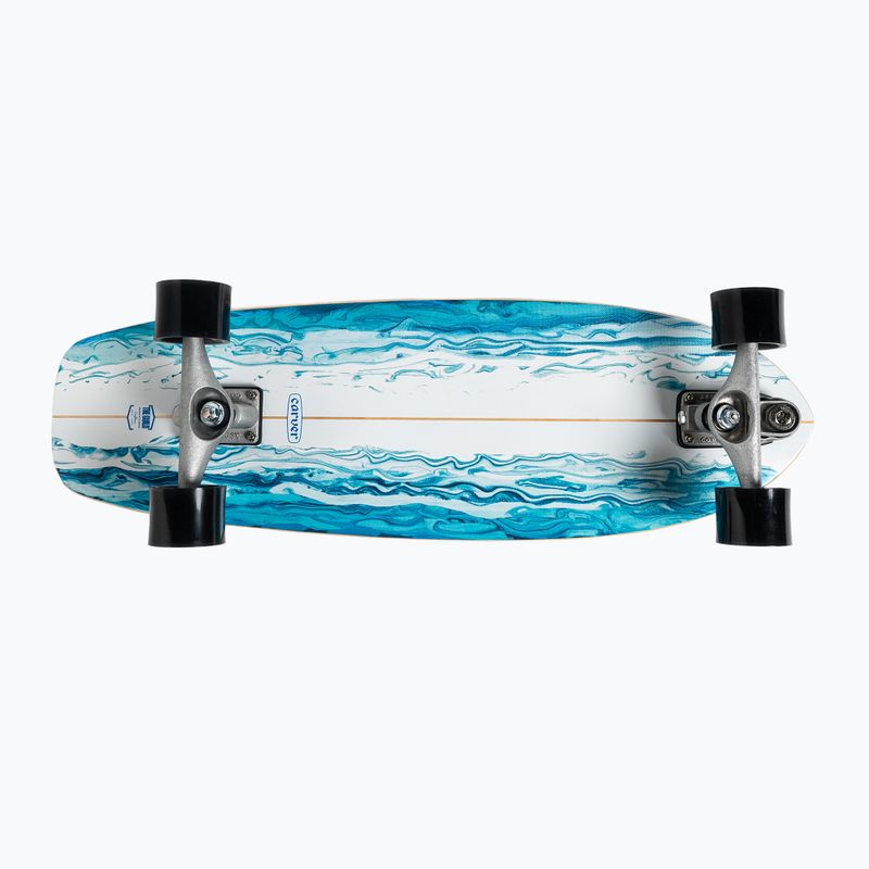 Скейтборд серфскейт Carver C7 Raw 31" Resin 2022 Complete блакитно-білий C1013011135