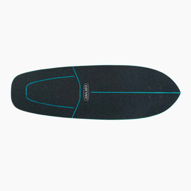 Скейтборд серфскейт Carver C7 Raw 31" JOB Blue Tiger 2022 Complete блакитно-рожевий C1013011140 4