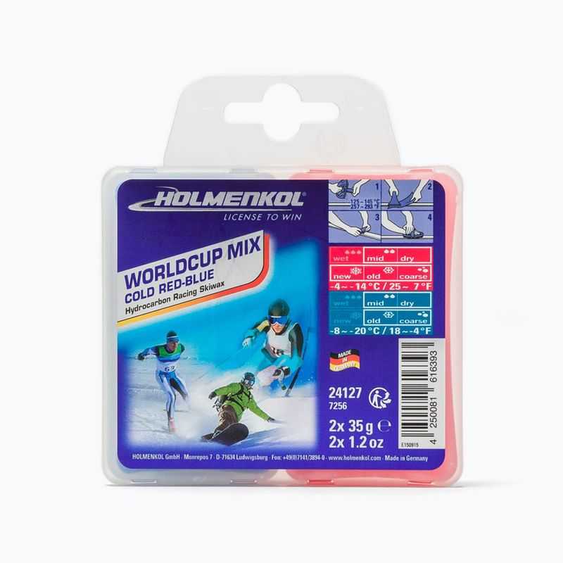 Мастило для лиж HOLMENKOL World Cup Mix 2x35г 24127