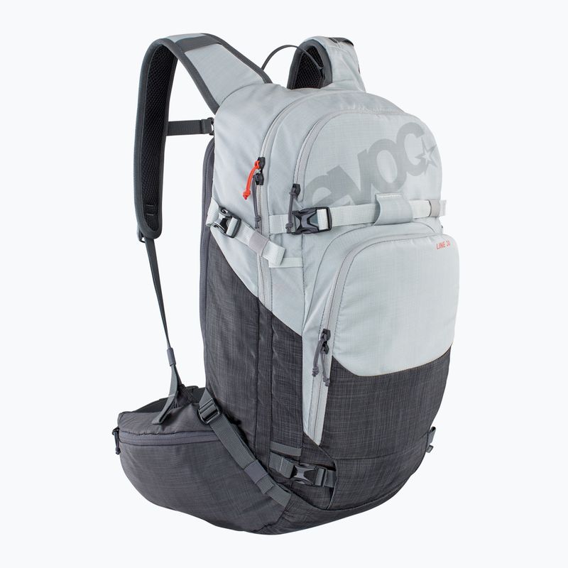 Рюкзак для скітурнгу EVOC Line 30 silver/heather carbon grey