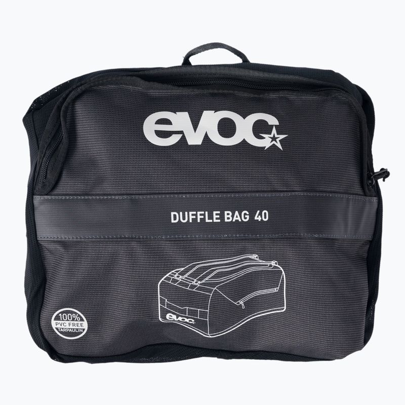 Сумка водонепроникна EVOC Duffle 40 l carbon grey/black 6