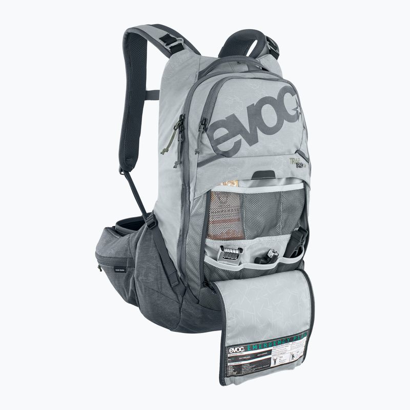Рюкзак велосипедний EVOC Trail Pro 16 л stone/carbon grey 8